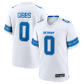 Davalo D.Lions #0 Jahmyr Gibbs Player White Replica Game Stitched Jerseys