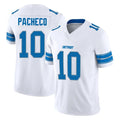 Davalo D.Lions #10 Isiah Pacheco Player White Limited Vapor F.U.S.E. Alternate Home Game Stitched Jerseys