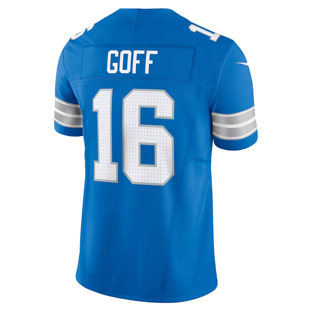Davalo D.Lions #16 Jared Goff Blue Vapor F.U.S.E. Limited Stitched Jerseys