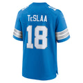 Davalo D.Lions #18 Isaac TeSlaa Blue Game Player Jersey
