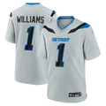 Davalo D.Lions #1 Jameson Williams Silver 2026 Rivalries Collection Game Stitched Jerseys