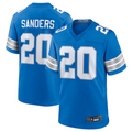 Davalo D.Lions #20 Barry Sanders Player Blue Game Stitched Jerseys