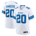 Davalo D.Lions #20 Barry Sanders Player White Game Stitched Jerseys