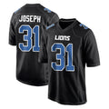 Davalo D.Lions #31 Kerby Joseph Player Black Fashion Home Game Stitched Jerseys