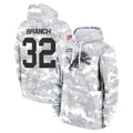 Davalo D.Lions #32 Brian Branch Player Arctic Camo Salute to Service Hoodies Limited Game Stitched Jerseys