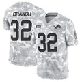Davalo D.Lions #32 Brian Branch Player Arctic Camo Salute to Service Limited Stitched Jerseys