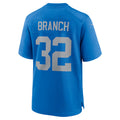 Davalo D.Lions #32 Brian Branch Player Blue Alternate Game Stitched Jerseys