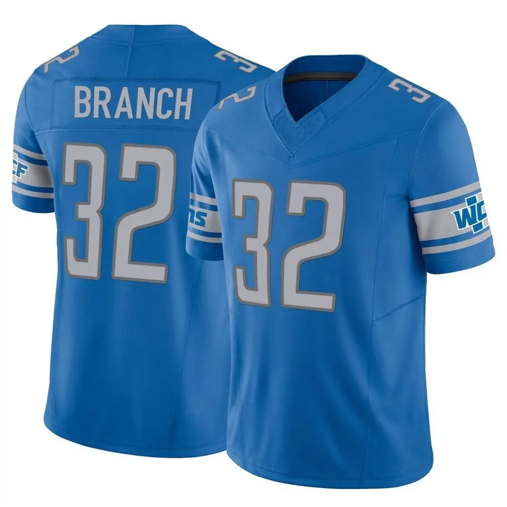 Davalo D.Lions #32 Brian Branch Player Blue Vapor F.U.S.E. Limited Home Game Stitched Jerseys