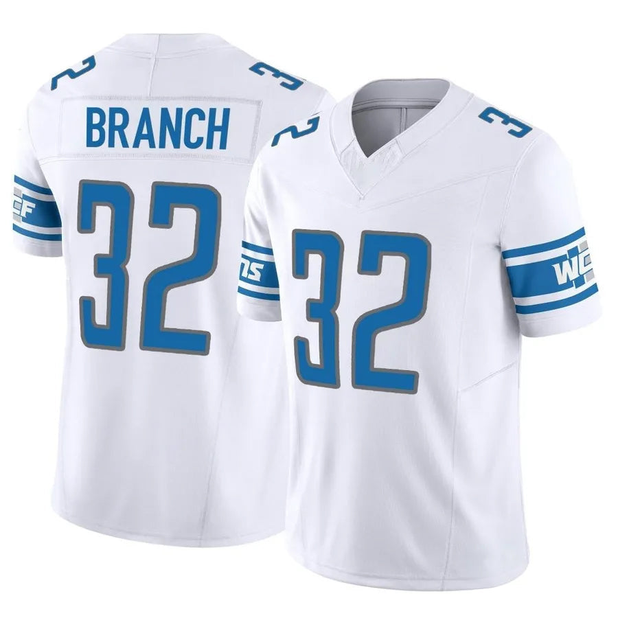 Davalo D.Lions #32 Brian Branch Player White Vapor F.U.S.E. Limited Game Stitched Jerseys
