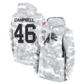 Davalo D.Lions #46 Jack Campbell Player Arctic Camo Salute to Service Hoodies Limited Game Stitched Jerseys