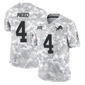 Davalo D.Lions #4 D.J. Reed Player Arctic Camo Salute To Service Limited Stitched Jerseys
