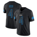 Davalo D.Lions #4 D.J. Reed Player Black Impact Limited Home Game Stitched Jerseys