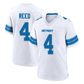 Davalo D.Lions #4 D.J. Reed Player White Alternate Home Game Stitched Jerseys