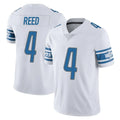 Davalo D.Lions #4 D.J. Reed Player White Limited Vapor Untouchable Home Game Stitched Jerseys