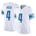 Davalo D.Lions #4 D.J. Reed Player White Vapor F.U.S.E. Limited Home Game Stitched Jerseys