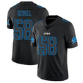 Davalo D.Lions #58 Penei Sewell Player Limited Black Impact Stitched Jerseys