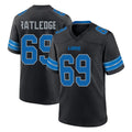 Davalo D.Lions #69 Tate Ratledge Player Black Alternate Home Game Stitched Jerseys