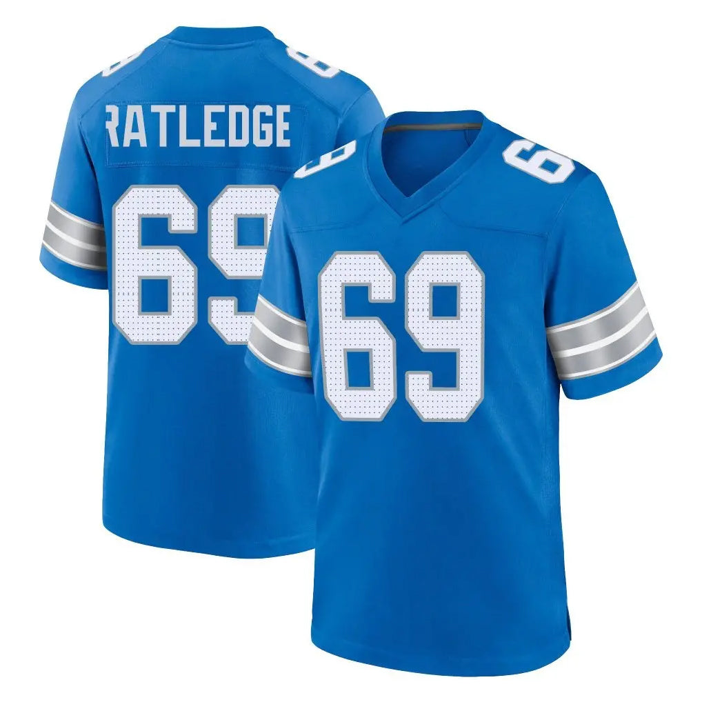 Davalo D.Lions #69 Tate Ratledge Player Blue Alternate Home Game Stitched Jerseys