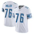 Davalo D.Lions #76 Blake Miller Player White Limited Vapor Untouchable Home Game Stitched Jerseys