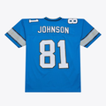 Davalo D.Lions #81 Calvin Johnson Mitchell & Ness Blue 2007 Legacy Replica JerseyStitched Puhic Game Jerseys