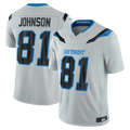 Davalo D.Lions #81 Calvin Johnson Silver 2026 Rivalries Collection Limited Stitched Jerseys
