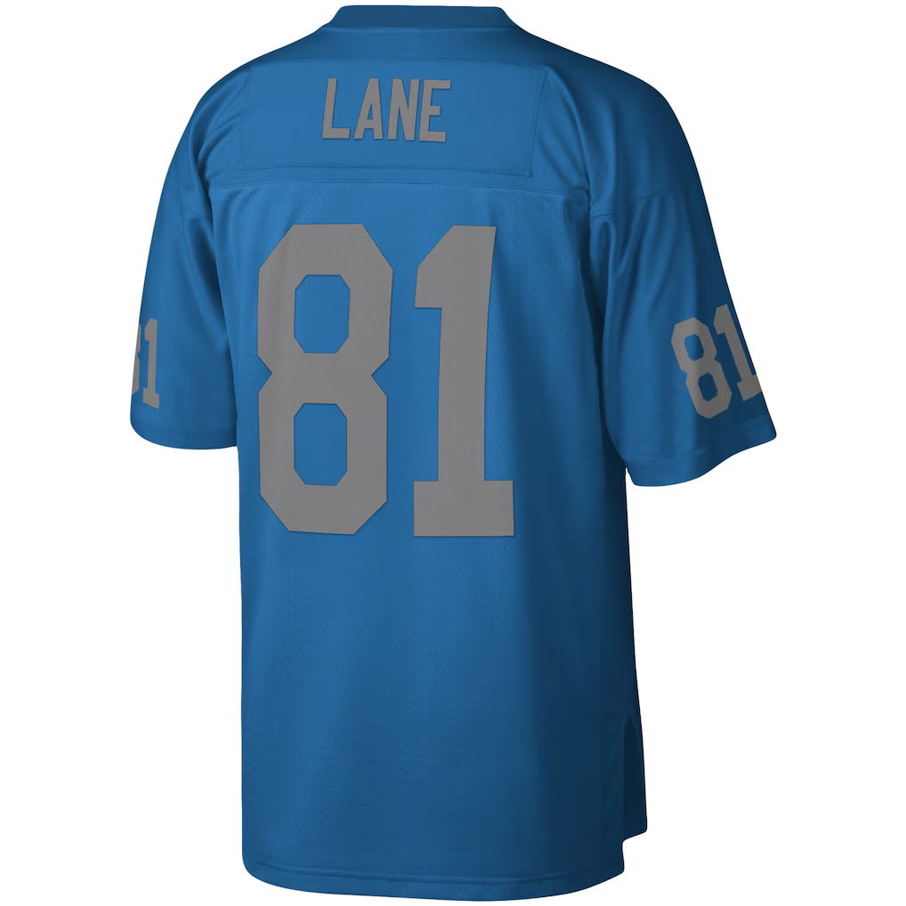 Davalo D.Lions #81 Richard Lane Mitchell & Ness Blue Legacy Replica Jersey Stitched Puhic