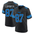 Davalo D.Lions #87 Sam LaPorta Player Black Alternate Home Game Stitched Jerseys