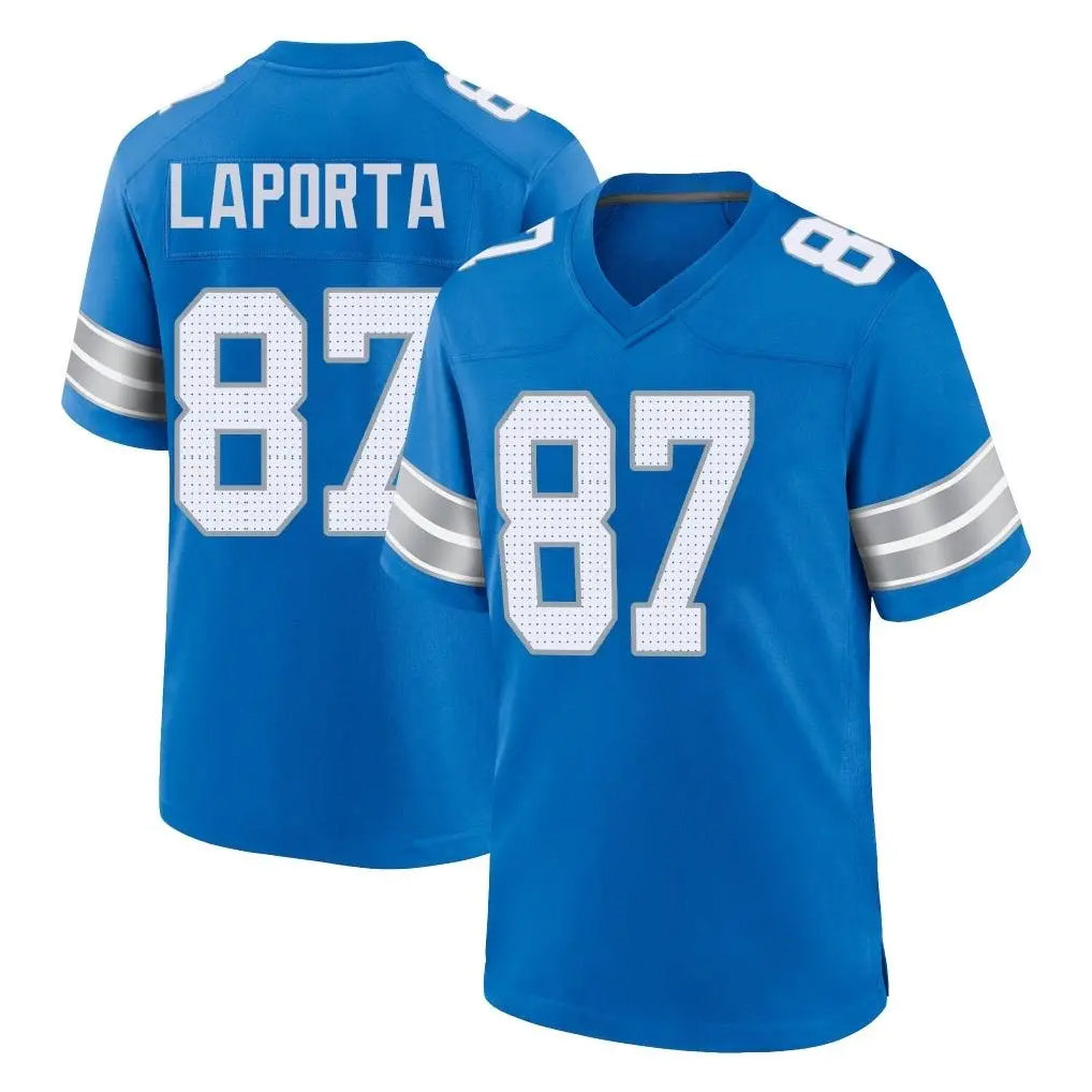 Davalo D.Lions #87 Sam LaPorta Player Blue Alternate Home Game Stitched Jerseys