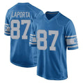 Davalo D.Lions #87 Sam LaPorta Player Blue Vapor Untouchable Throwback Game Stitched Jerseys