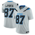Davalo D.Lions #87 Sam LaPorta Silver 2026 Rivalries Collection Limited Stitched Jerseys