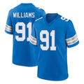 Davalo D.Lions #91 Tyleik Williams Player Blue Alternate Home Game Stitched Jerseys