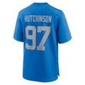 Davalo D.Lions #97 Aidan Hutchinson Blue Alternate Game Stitched Jerseys