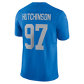Davalo D.Lions #97 Aidan Hutchinson Blue Vapor F.U.S.E. Alternate Limited Stitched Jerseys