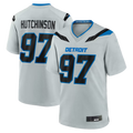 Davalo D.Lions #97 Aidan Hutchinson Silver 2026 Rivalries Collection Game Stitched Jerseys