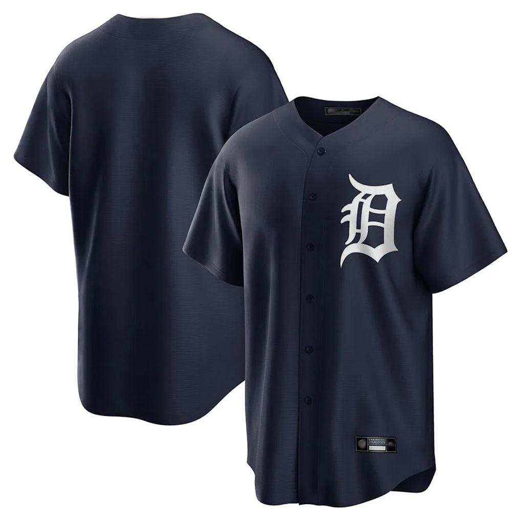 Davalo D.Tigers Navy Game Home Blank Player Stitched Jerseys