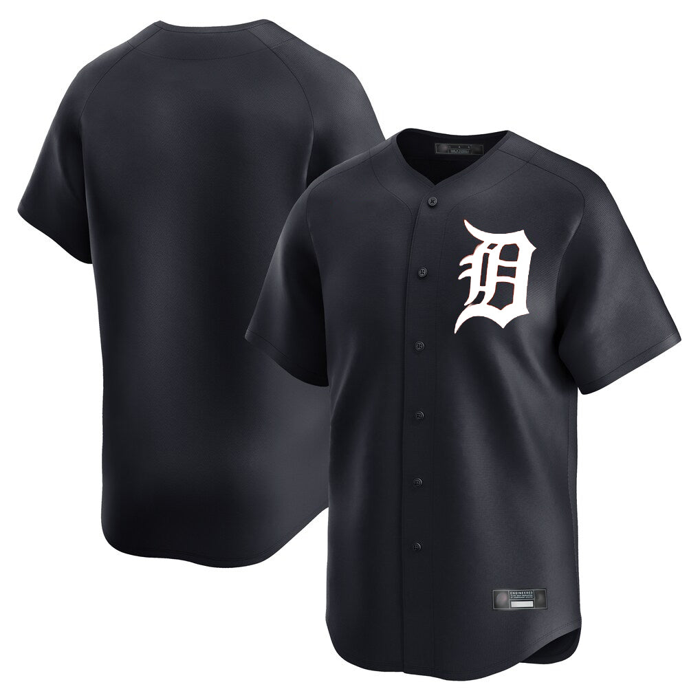Davalo D.Tigers Navy Limited Home Game Blank Player Stitched Jerseys