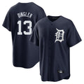 Davalo D.Tigers #13 Dillon Dingler Player Navy Game Home Stitched Jerseys