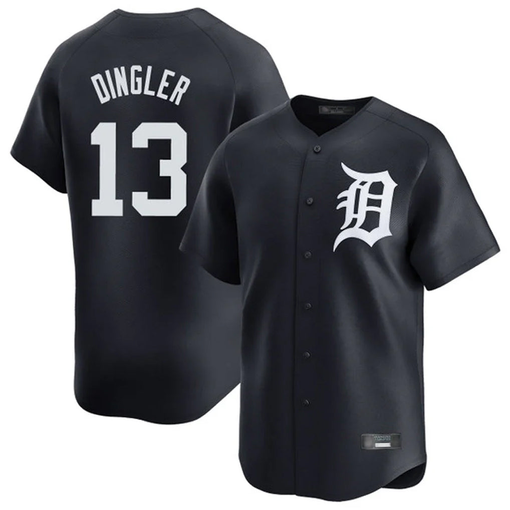 Davalo D.Tigers #13 Dillon Dingler Player Navy Home Limited Game Stitched Jerseys