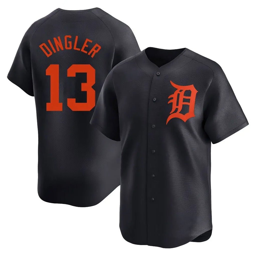 Davalo D.Tigers #13 Dillon Dingler Player Navy Home Limited Stitched Jerseys
