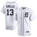 Davalo D.Tigers #13 Dillon Dingler Player White Home Limited Stitched Jerseys