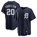 Davalo D.Tigers #20 Spencer Torkelson Player Navy Game Home Stitched Jerseys