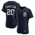 Davalo D.Tigers #20 Spencer Torkelson Player Navy Limited Elite Home Stitched Jerseys