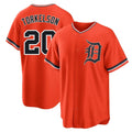 Davalo D.Tigers #20 Spencer Torkelson Player Orange Home Game Stitched Jerseys