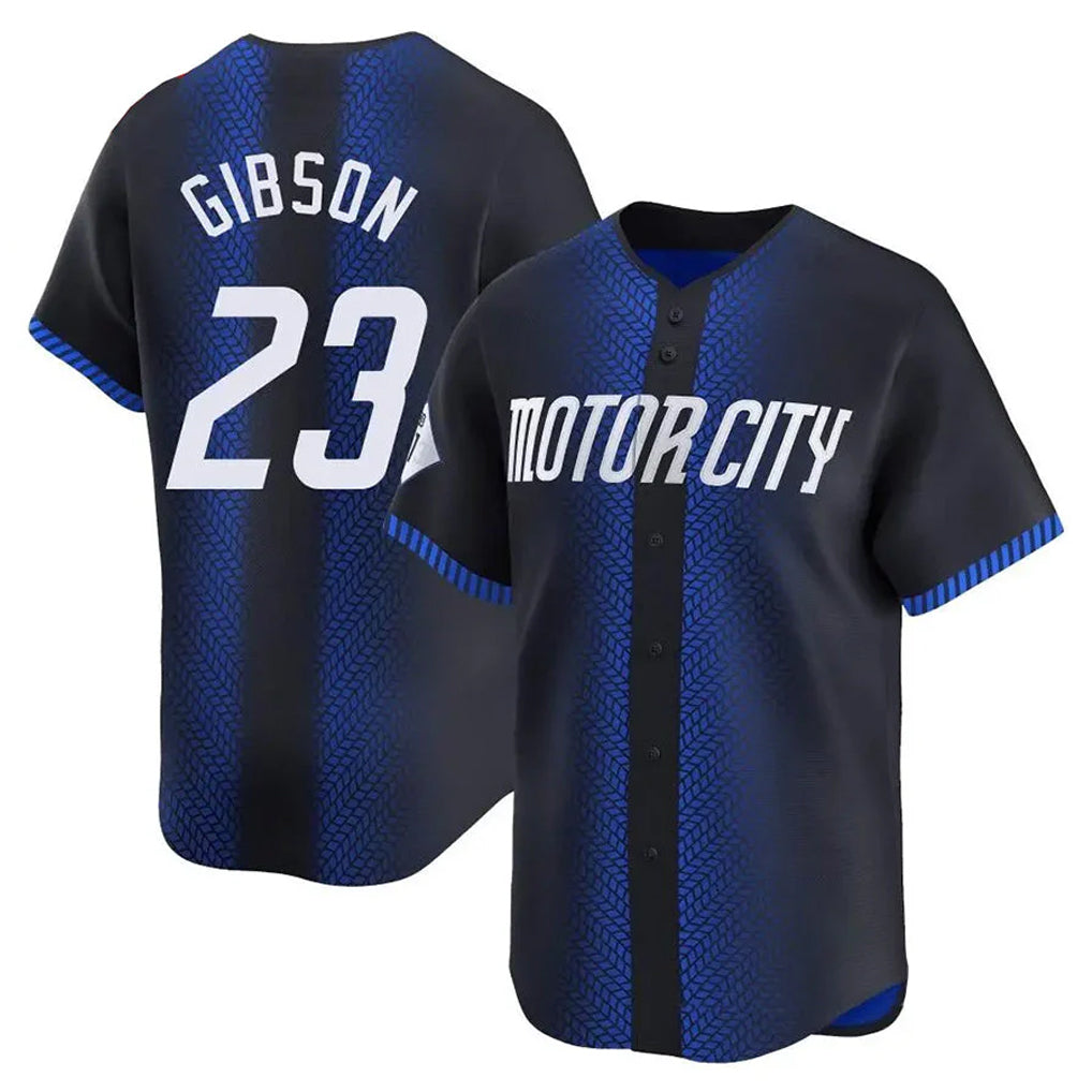 Davalo D.Tigers #23 Kirk Gibson Player Navy City Connect Home Limited Stitched Jerseys