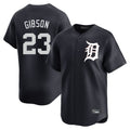 Davalo D.Tigers #23 Kirk Gibson Player Navy Home Limited Game Stitched Jerseys