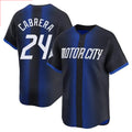Davalo D.Tigers #24 Miguel Cabrera Player Navy City Connect Home Limited Stitched Jerseys