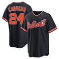 Davalo D.Tigers #24 Miguel Cabrera Player Navy Home Game Stitched Jerseys