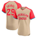 Davalo D.Tigers #29 Tarik Skubal Player Cream American League All-Star Limited Elite Home Stitched Jerseys