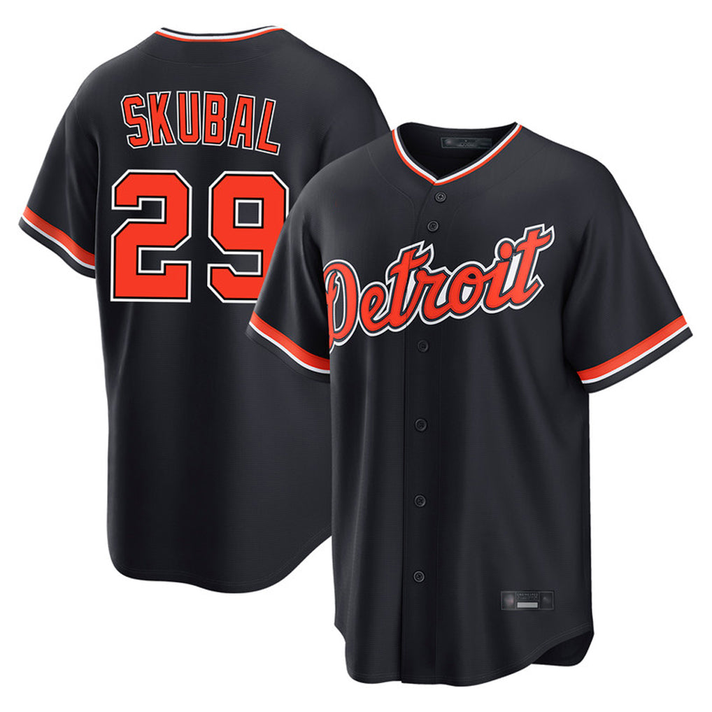 Davalo D.Tigers #29 Tarik Skubal Player Navy Home Game Stitched Jerseys