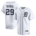 Davalo D.Tigers #29 Tarik Skubal Player White Home Limited Stitched Jerseys